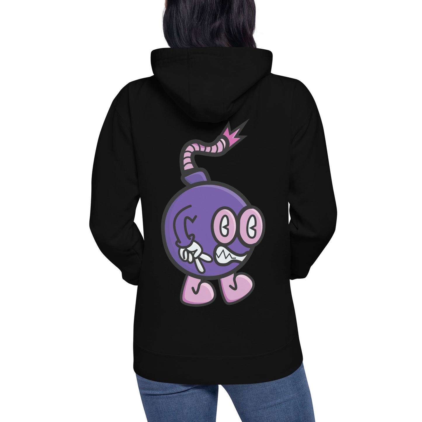 Boom Bomb Purple and Pink Hoodie