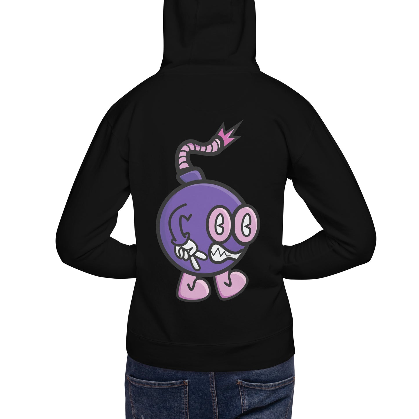 Boom Bomb Purple and Pink Hoodie