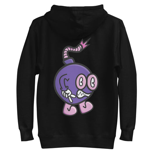 Boom Bomb Purple and Pink Hoodie