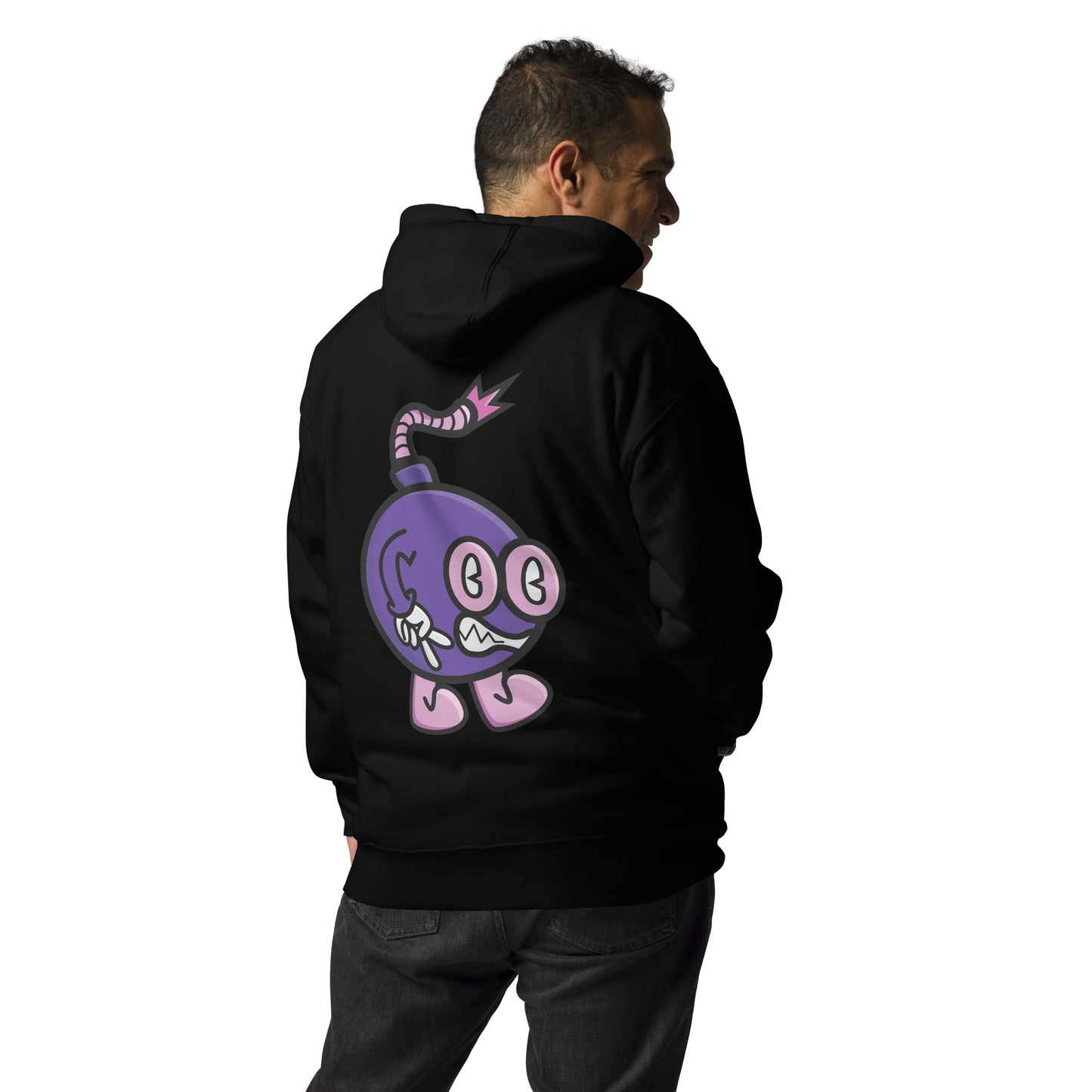 Boom Bomb Purple and Pink Hoodie