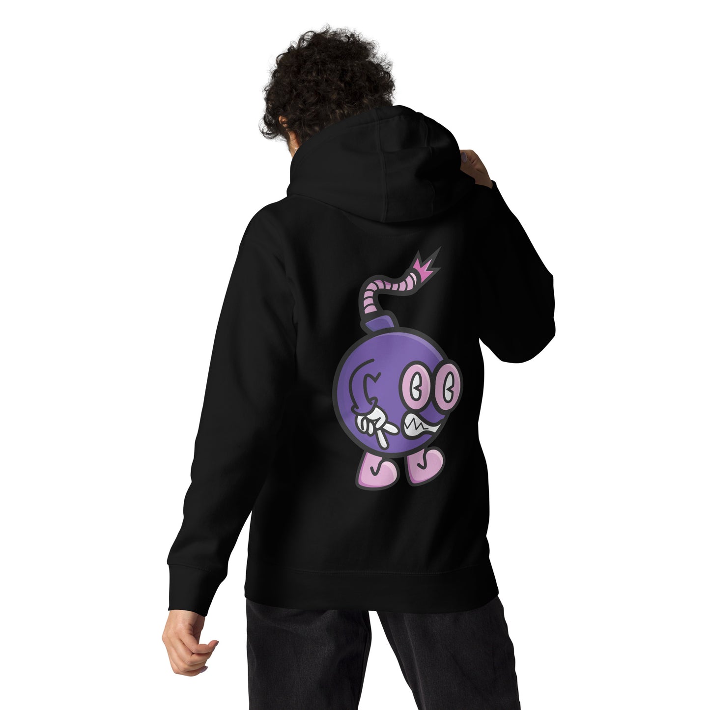 Boom Bomb Purple and Pink Hoodie