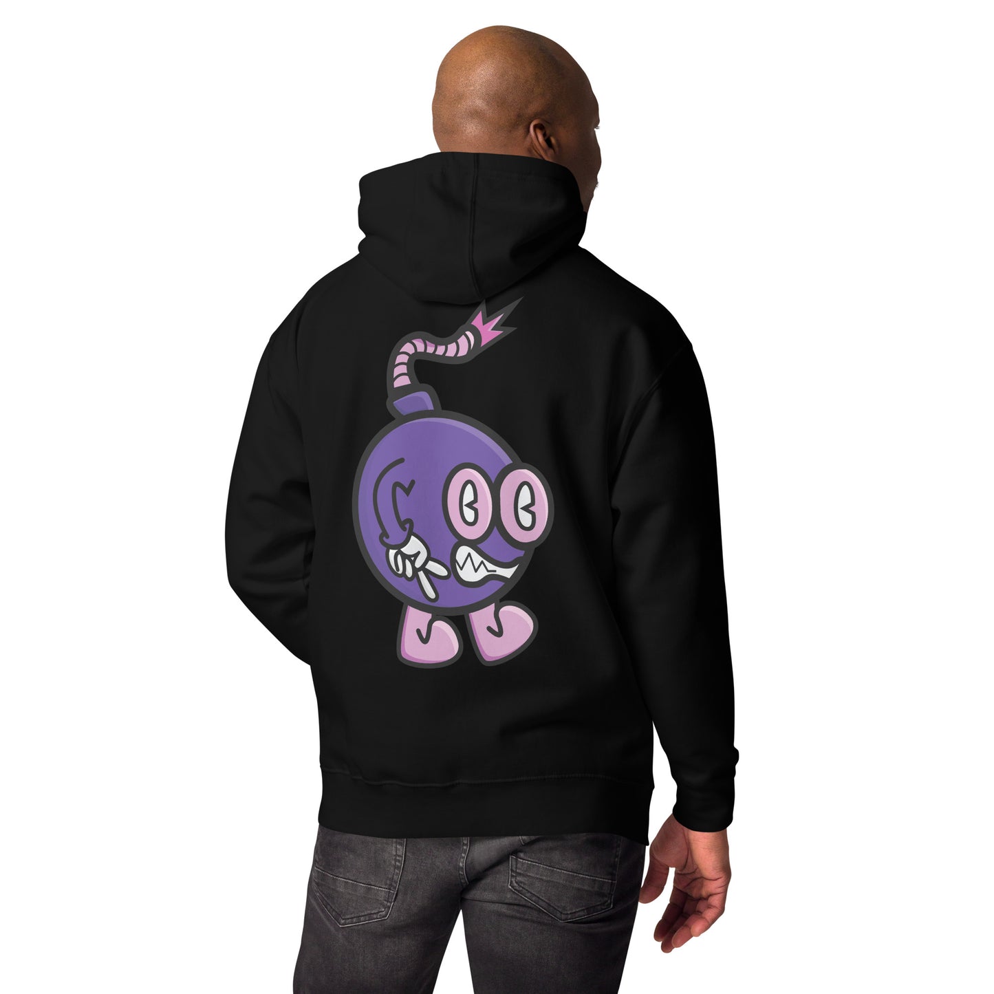 Boom Bomb Purple and Pink Hoodie