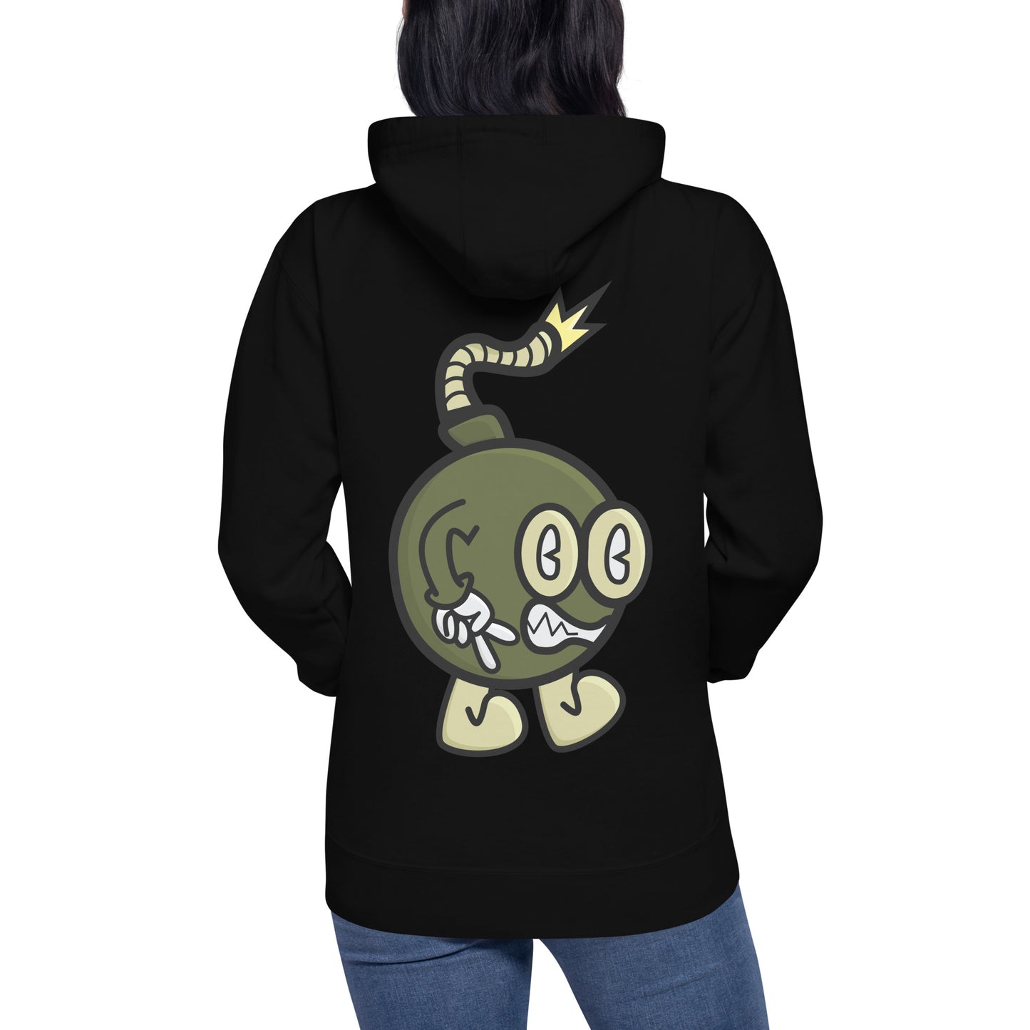 Boom Bomb Green and Sail Hoodie