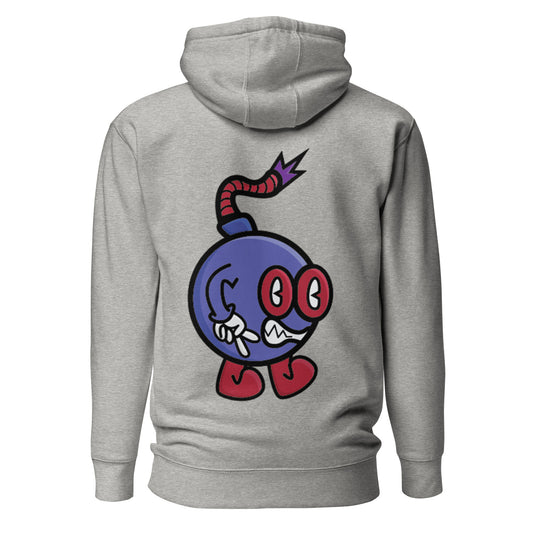 Boom Bomb Purple and Red Hoodie