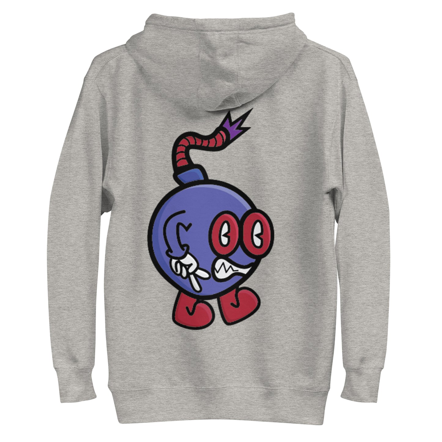 Boom Bomb Purple and Red Hoodie