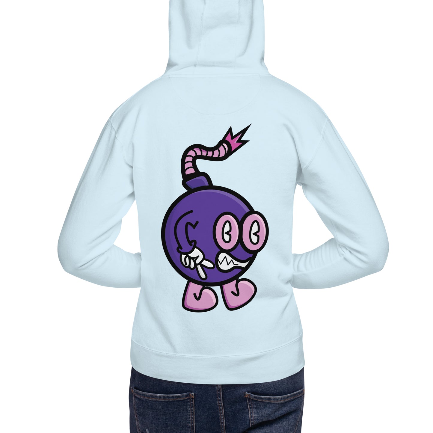 Boom Bomb Purple and Pink Hoodie