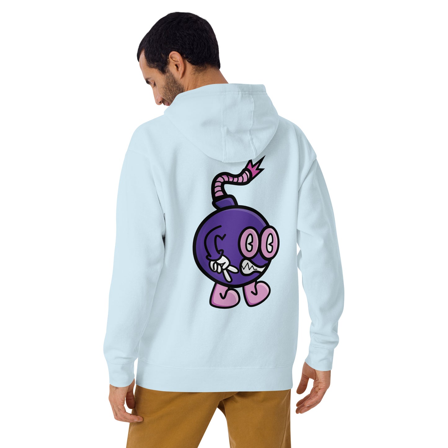 Boom Bomb Purple and Pink Hoodie