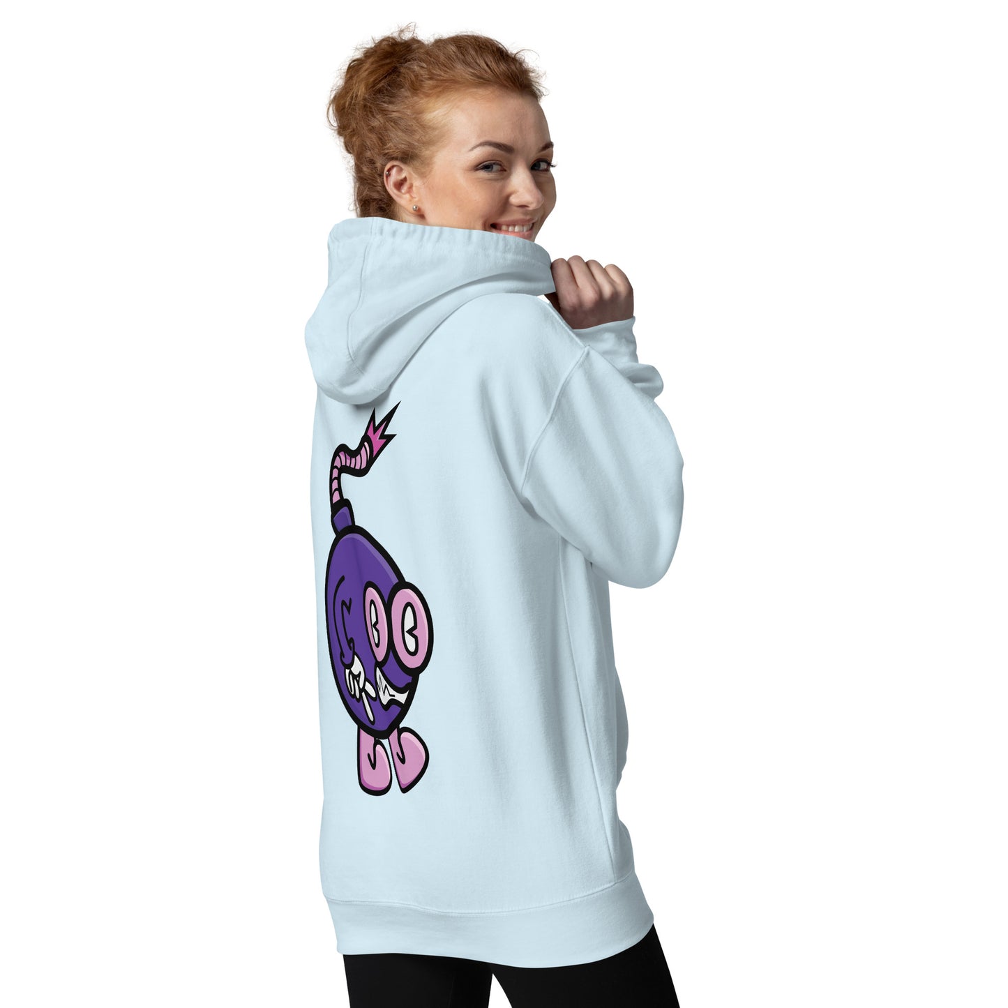 Boom Bomb Purple and Pink Hoodie