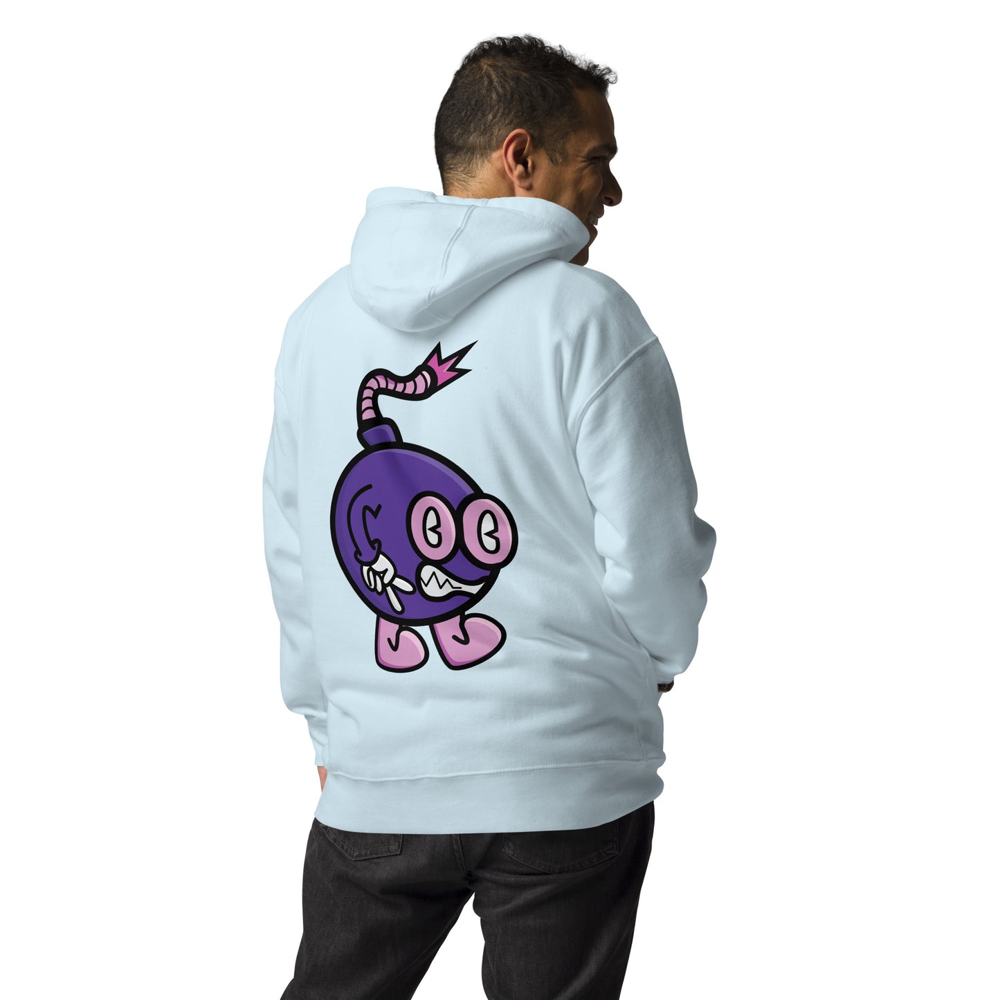 Boom Bomb Purple and Pink Hoodie