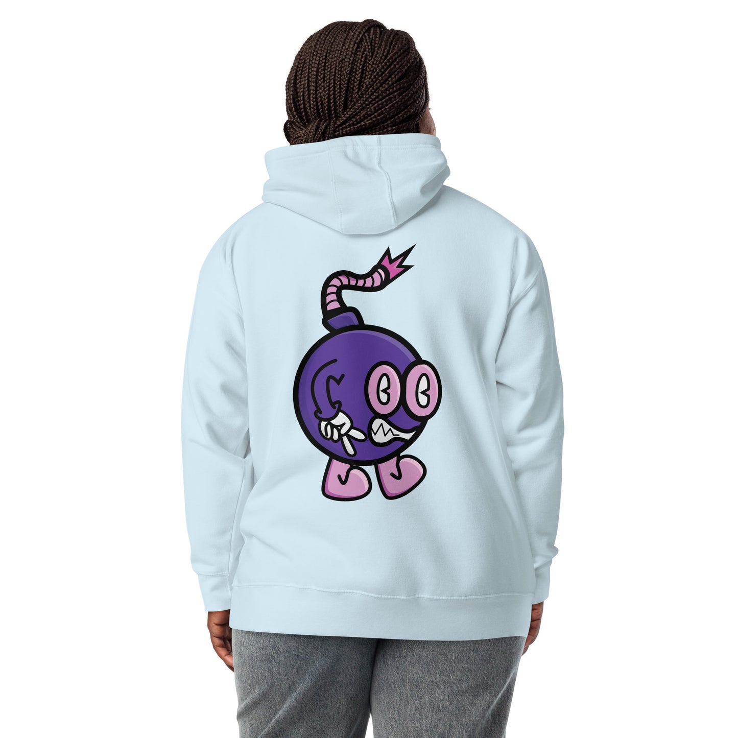 Boom Bomb Purple and Pink Hoodie