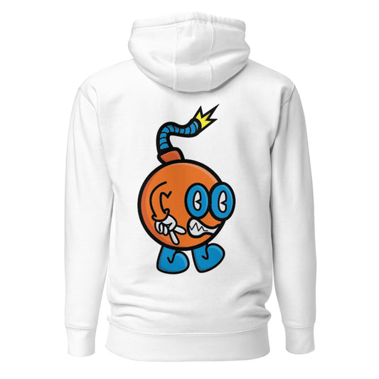 Boom Bomb Orange And Blue Hoodie